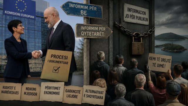 Kur qeveria informon Brukselin, por jo qytetarët