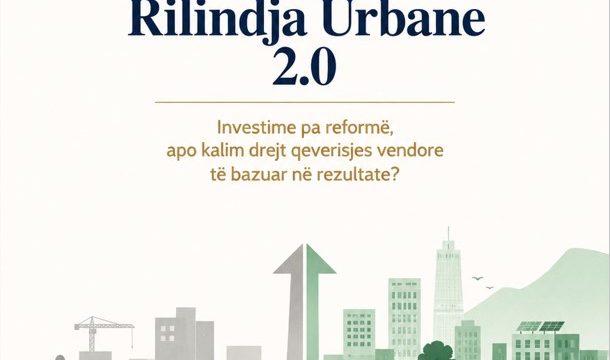 Publikohet analiza e re e ALTAX “Nga Rilindja Urbane 1.0 te Rilindja Urbane 2.0