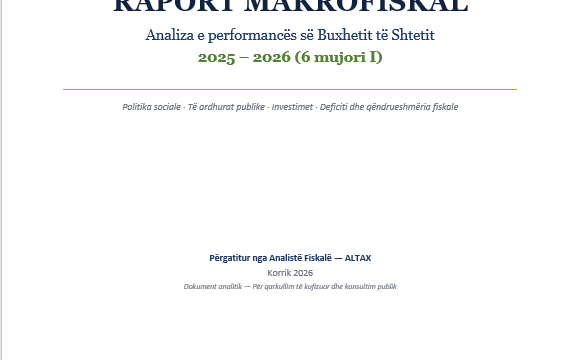 Performanca e Buxhetit të Shtetit në 6-mujorin e parë 2026 kundrejt objektivave