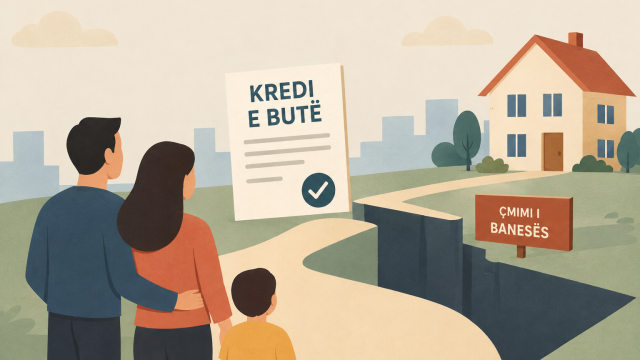 Kredia e butë, banesa e shtrenjtë